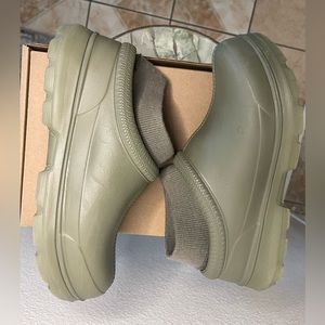 Olive green ugg crocks